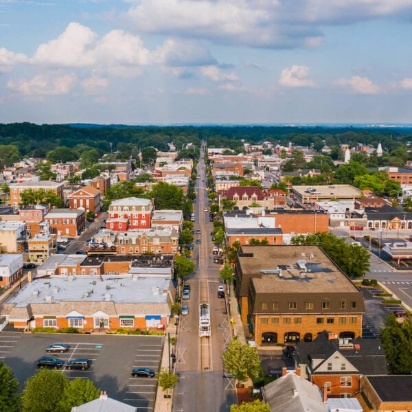 Media, PA Aerial